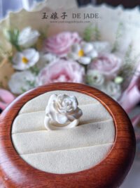 猛犸象牙玫瑰戒指 Mammoth Ivory Rose Ring