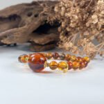 一套紫蜜项链和手链 Purple Beeswax Amber Necklace & Bracelet Set