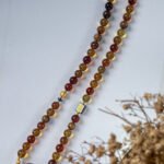 一套紫蜜项链和手链 Purple Beeswax Amber Necklace & Bracelet Set