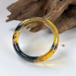 雨花海草琥珀手镯&平安扣 Rain Flower Seaweed Amber Bangle & Peace Pendant