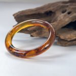 红蜜琥珀手镯＆平安扣 Red Honey Amber Bangle & Peace Pendant Necklace
