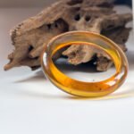 绿茶琥珀手镯＆平安扣吊坠 Green Tea Amber Bangle & Peace Pendant