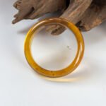绿茶琥珀手镯＆平安扣吊坠 Green Tea Amber Bangle & Peace Pendant