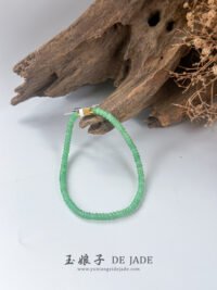 IMG_7025.JPG 果绿翡翠算盘珠手串 Apple Green Jadeite Abacus Bead Bracelet