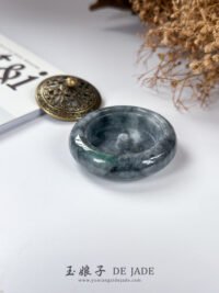 IMG_7216.JPG 乌鸡翡翠香炉 Black & Grey Jadeite Incense Burner